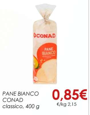 PANE BIANCO CONAD