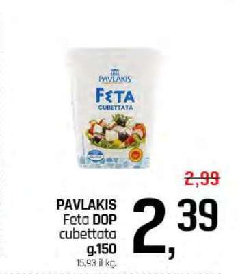 PAVLAKIS Feta DOP cubettata