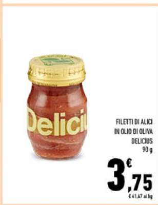 Filetti di Alici in Olio di Oliva Delicius