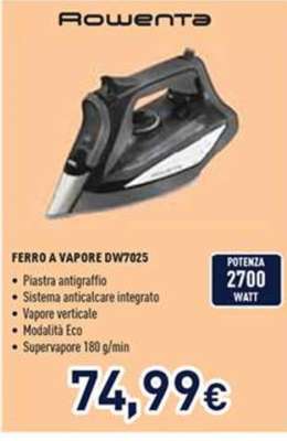 FERRO A VAPORE DW7025