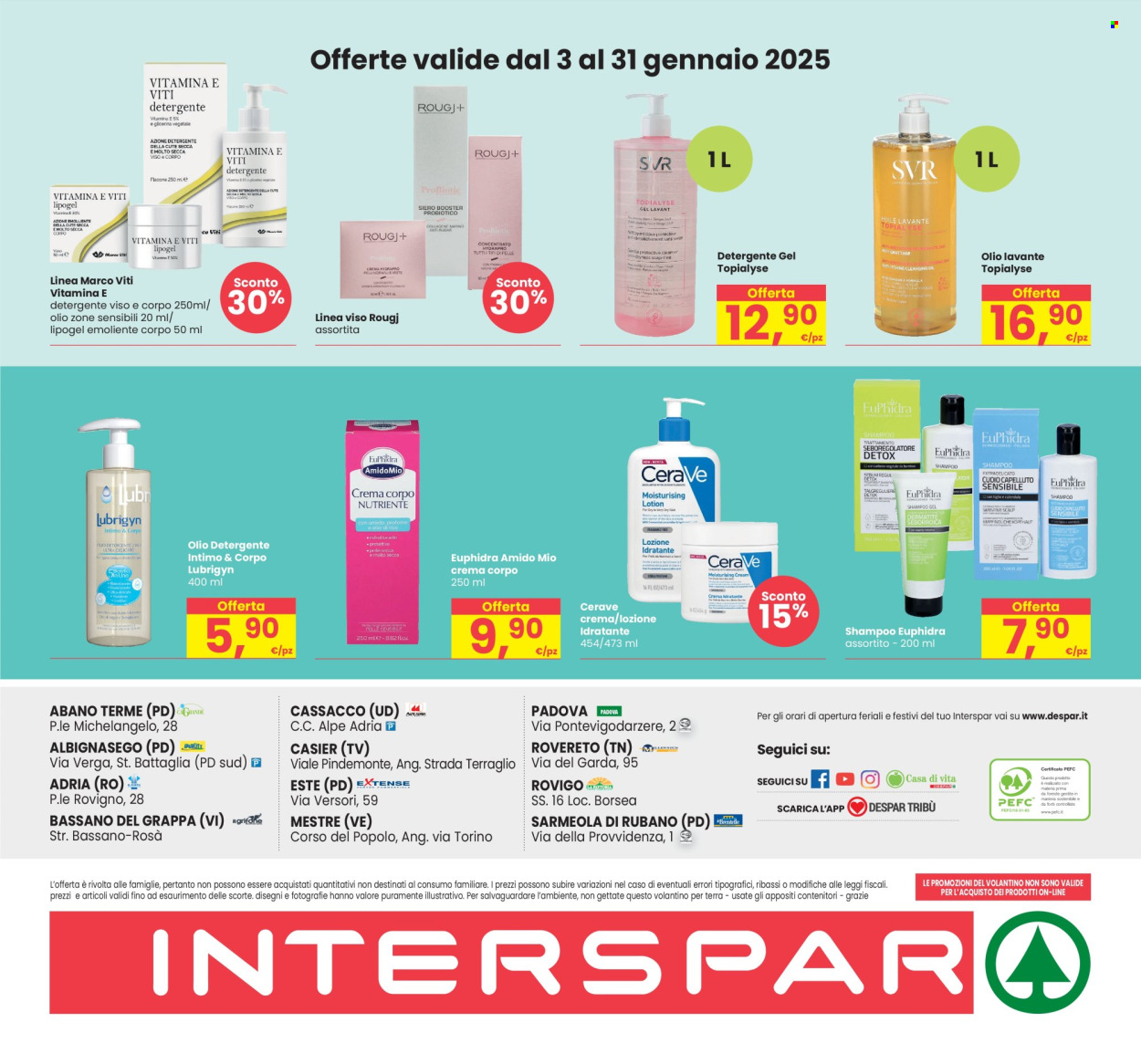 Volantino Interspar - 3/1/2025 - 31/1/2025. Pagina 1