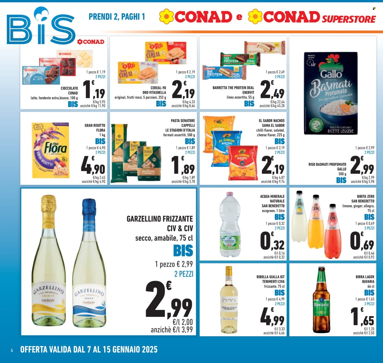 Volantino Conad Superstore - 7/1/2025 - 15/1/2025. Pagina 1