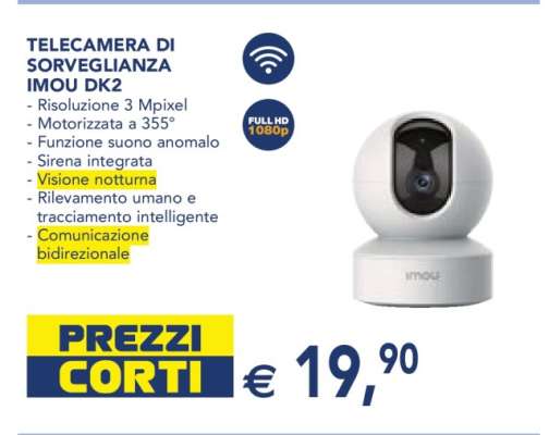 Telecamera di sorveglianza IMOU DK2