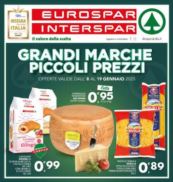 Volantino Eurospar - 8/1/2025 - 19/1/2025.