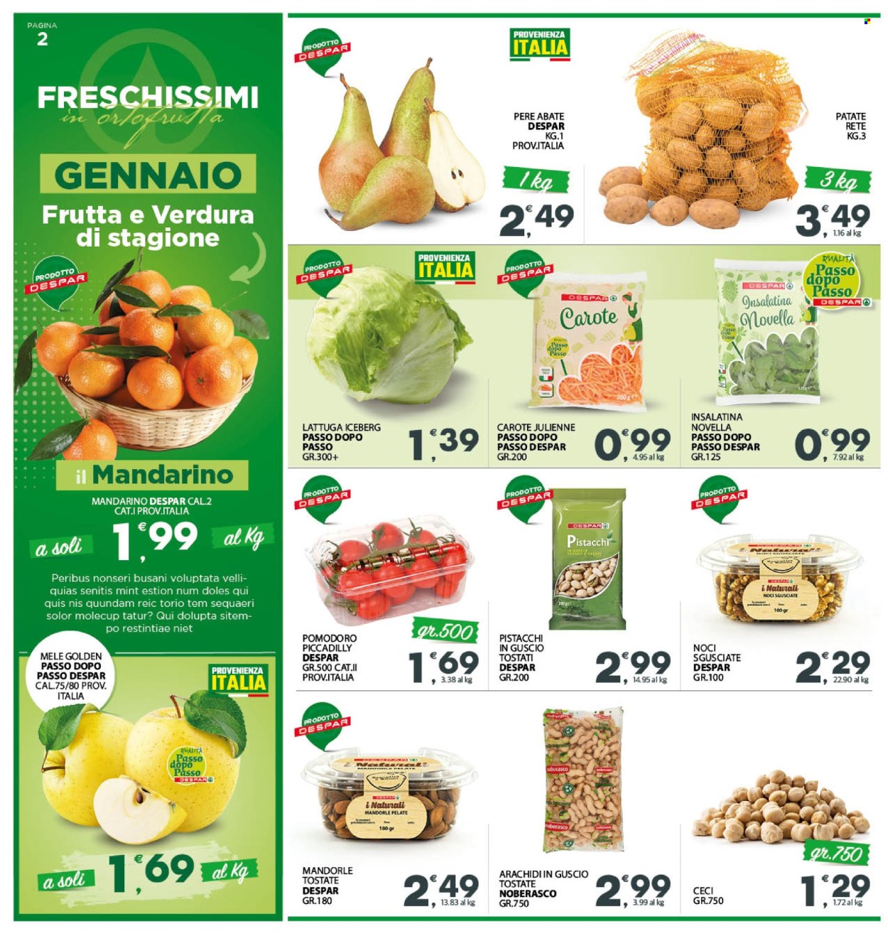 Volantino Eurospar - 8/1/2025 - 19/1/2025. Pagina 1