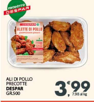 ALI DI POLLO PRECOTTE