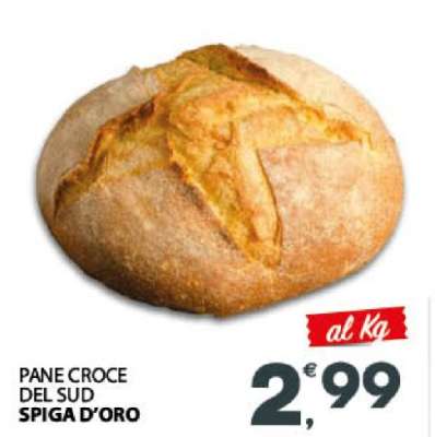 PANE CROCE DEL SUD SPIGA D'ORO