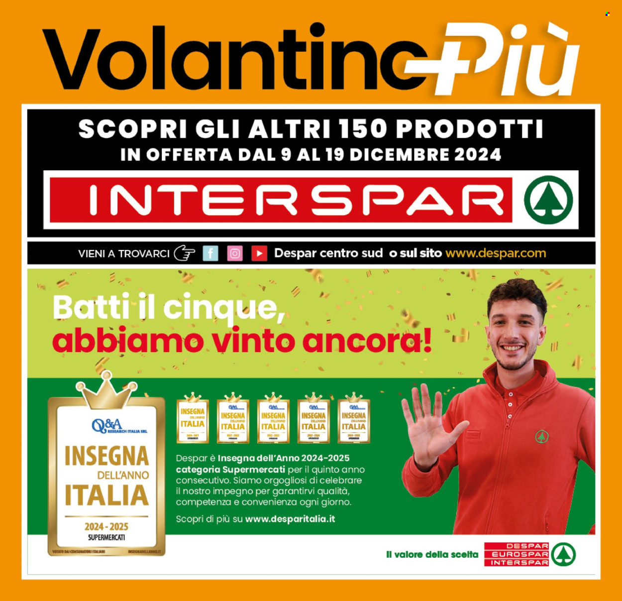 Volantino Interspar - 9/1/2025 - 16/1/2025. Pagina 1