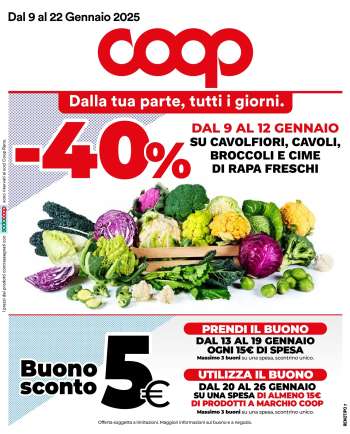 Volantino Coop - 9/1/2025 - 22/1/2025.