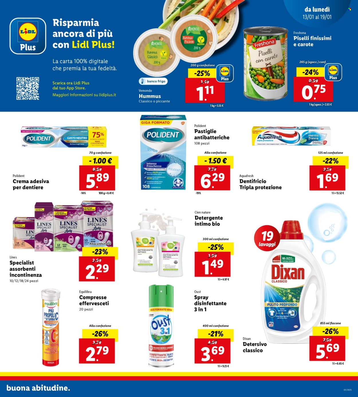 Volantino Lidl - 13/1/2025 - 19/1/2025. Pagina 1