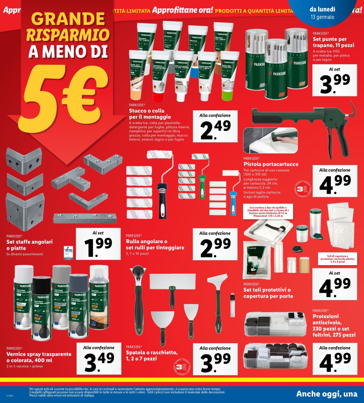 Volantino Lidl - 13/1/2025 - 19/1/2025. Pagina 1