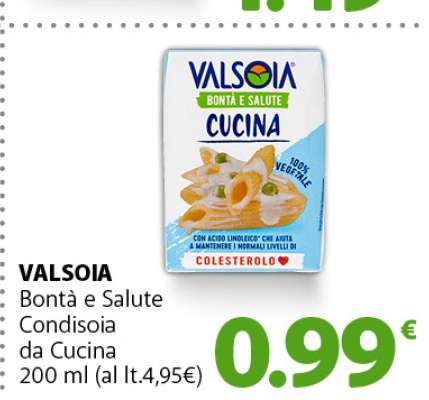 VALSOIA Bontà e Salute Condisoia da Cucina