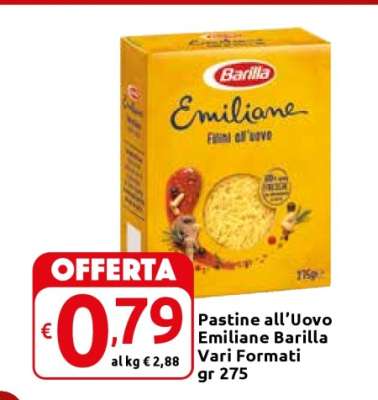 Pastine all’Uovo Emiliane Barilla