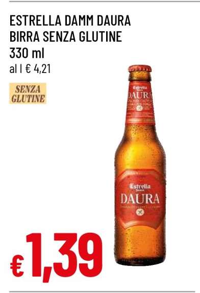 ESTRELLA DAMM DAURA BIRRA SENZA GLUTINE