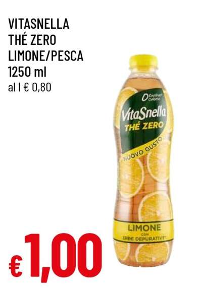 Vitasnella Thé Zero Limone/Pesca