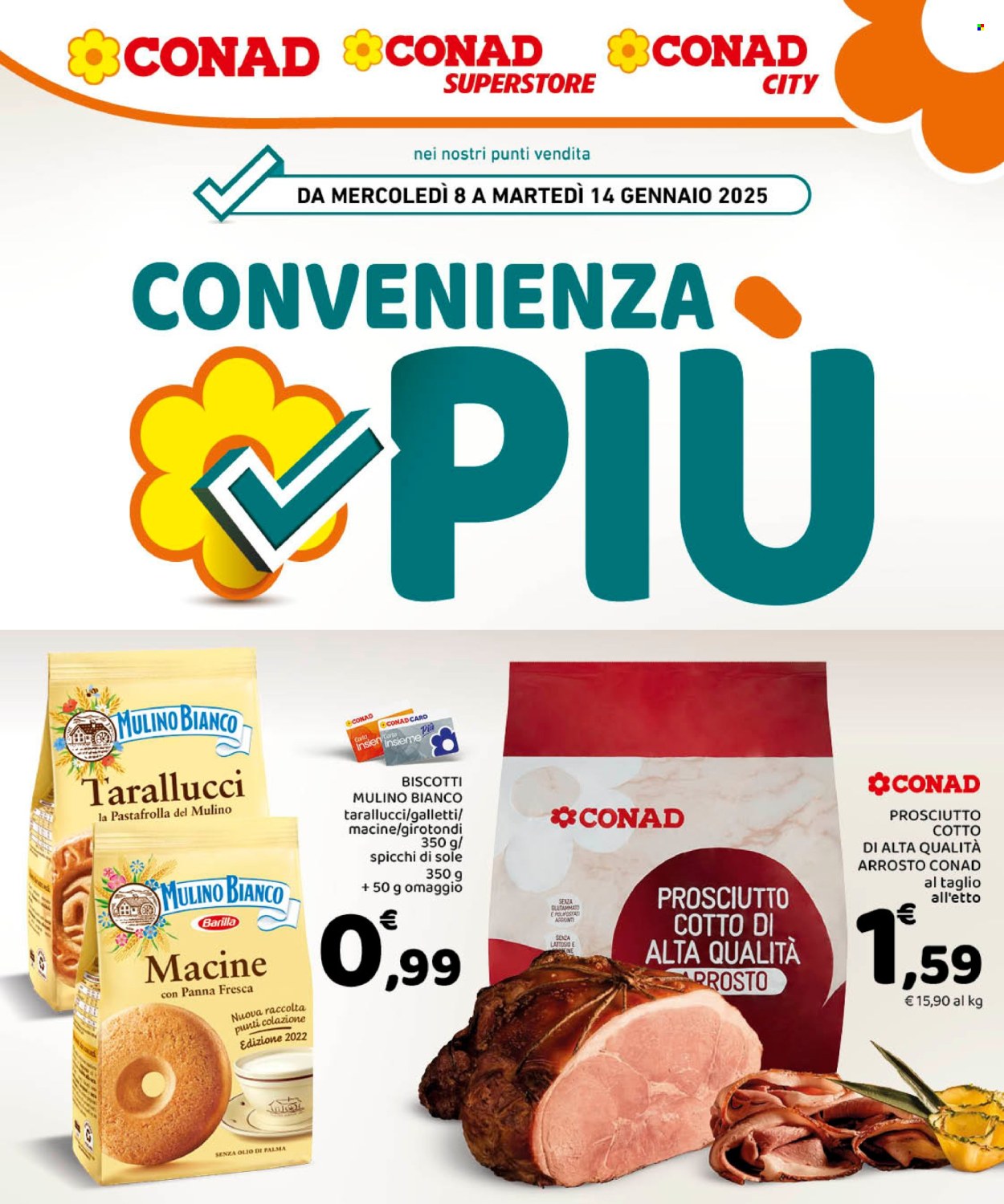 Volantino Conad - 8/1/2025 - 14/1/2025. Pagina 1