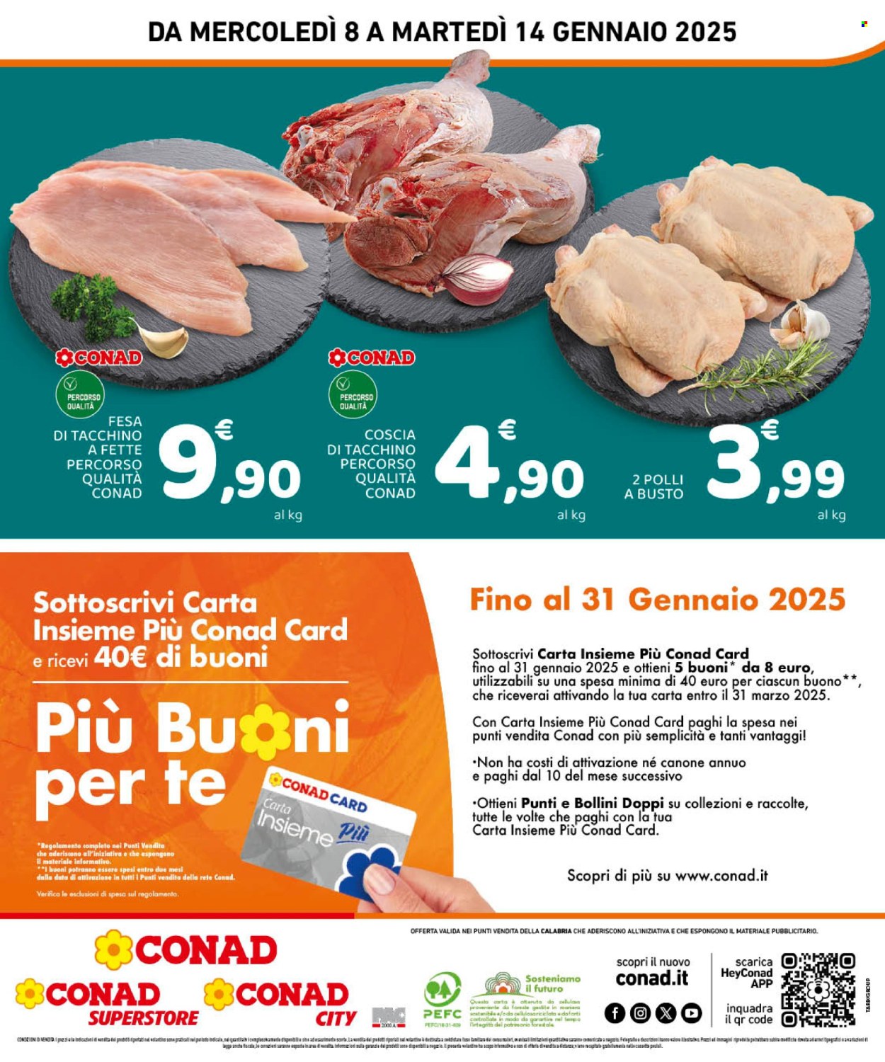 Volantino Conad - 8/1/2025 - 14/1/2025. Pagina 1