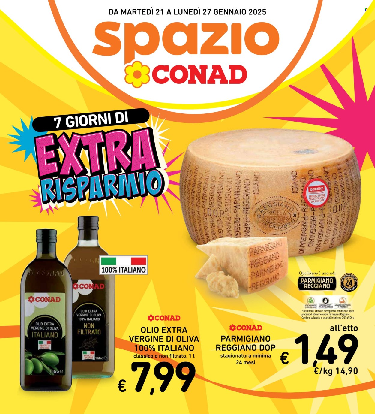 Volantino Spazio Conad - 21/1/2025 - 27/1/2025. Pagina 1