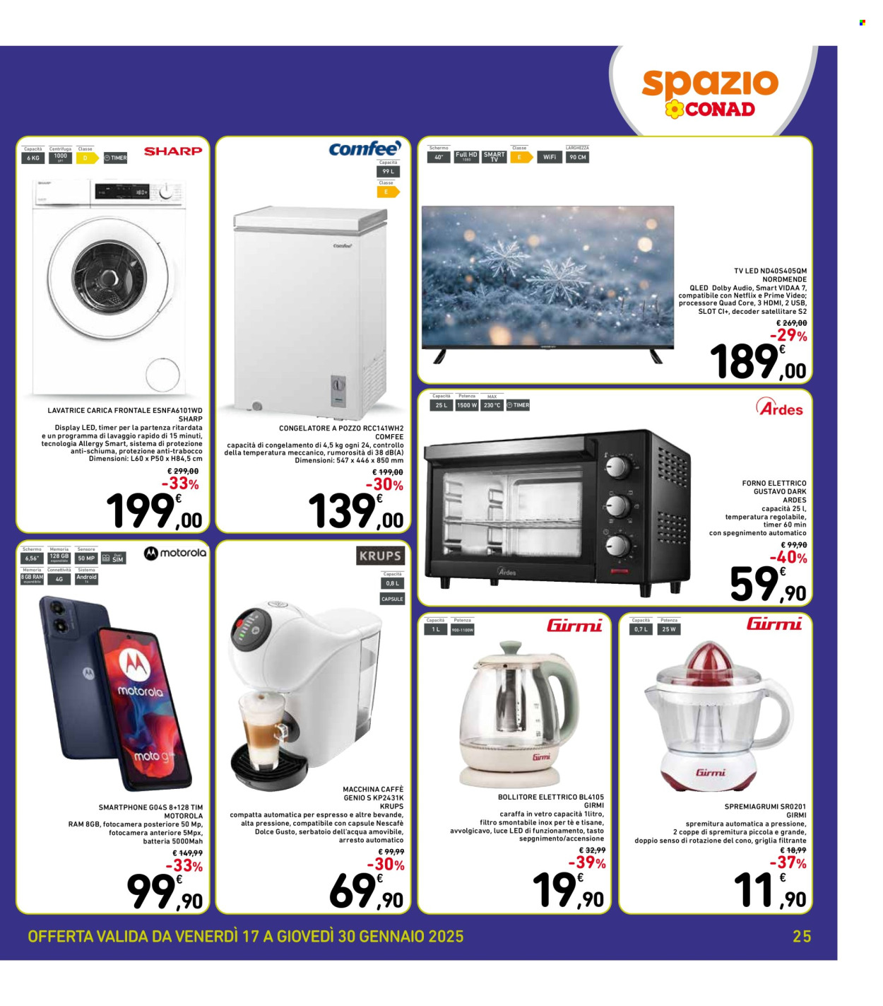 Volantino Spazio Conad - 17/1/2025 - 30/1/2025. Pagina 1