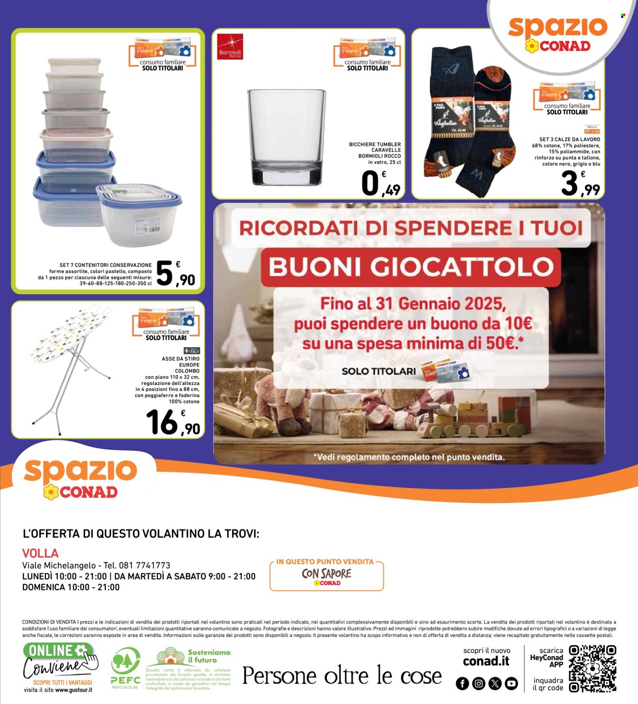 Volantino Spazio Conad - 14/1/2025 - 30/1/2025. Pagina 1