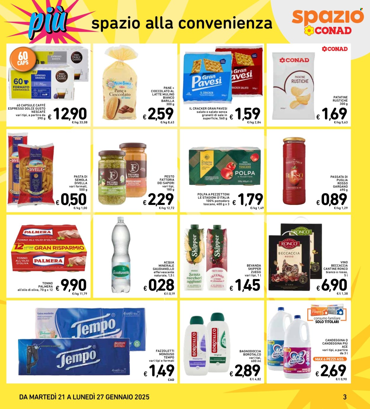 Volantino Spazio Conad - 14/1/2025 - 30/1/2025. Pagina 1