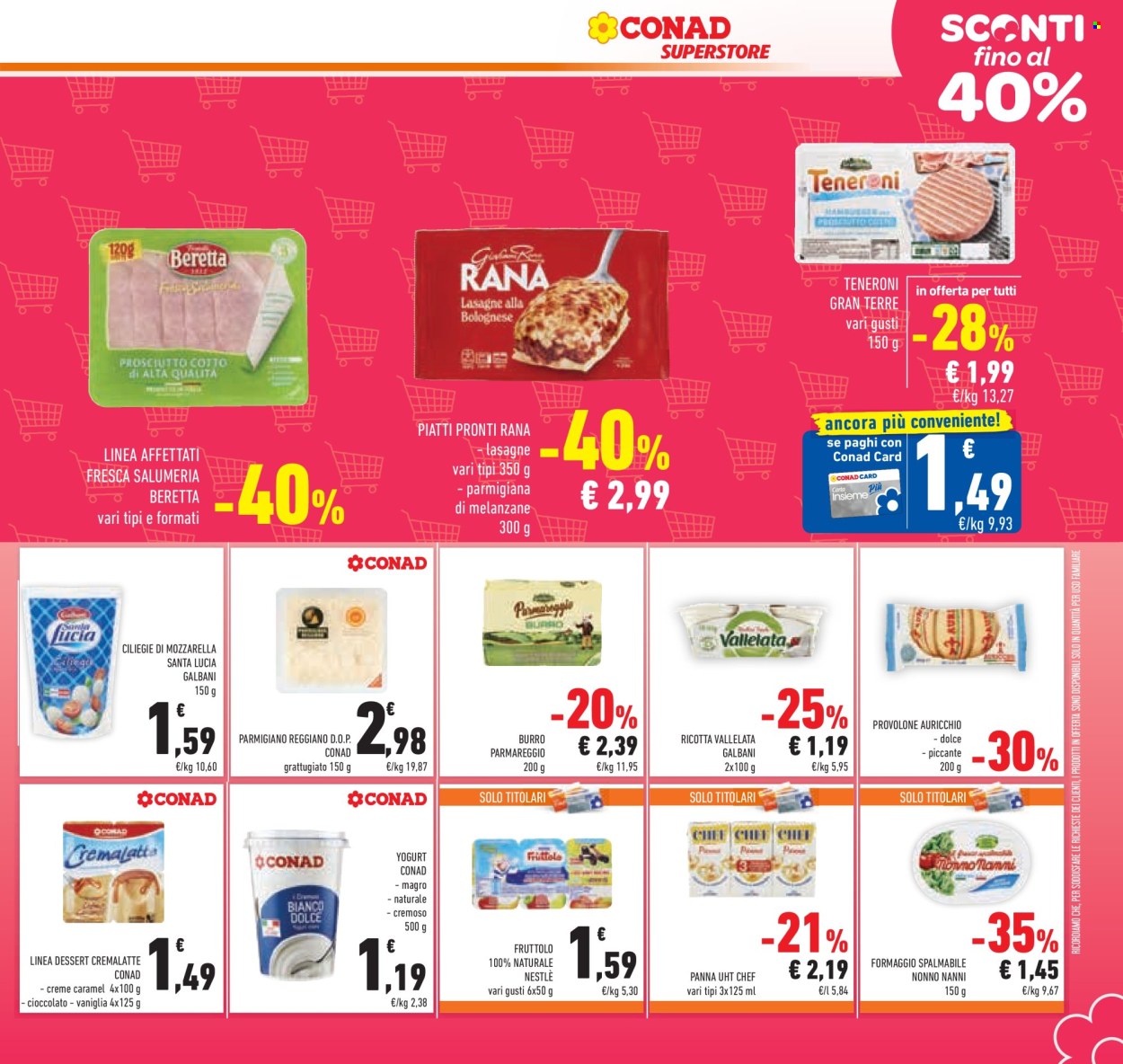 Volantino Conad Superstore - 15/1/2025 - 28/1/2025. Pagina 1