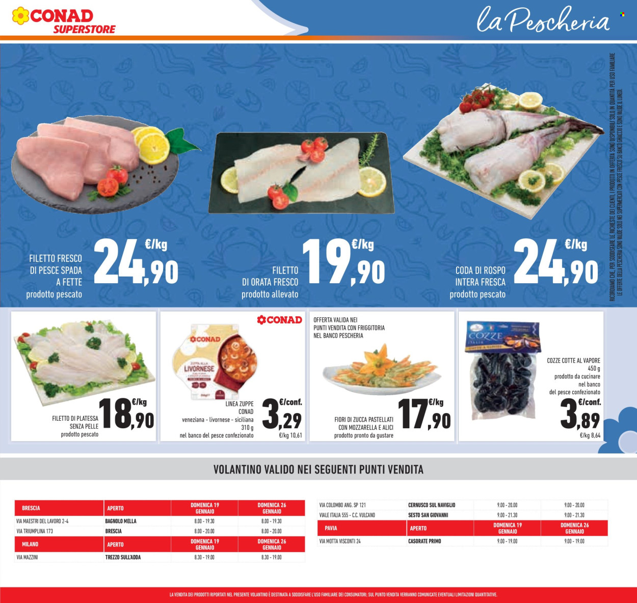 Volantino Conad Superstore - 15/1/2025 - 28/1/2025. Pagina 1