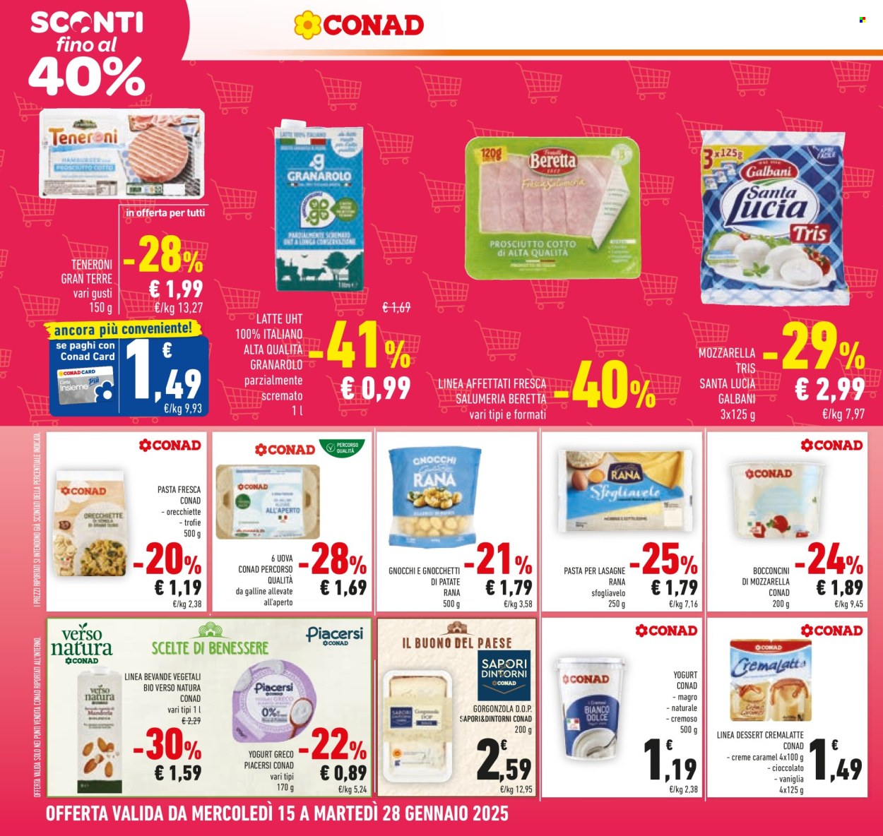 Volantino Conad - 15/1/2025 - 28/1/2025. Pagina 1