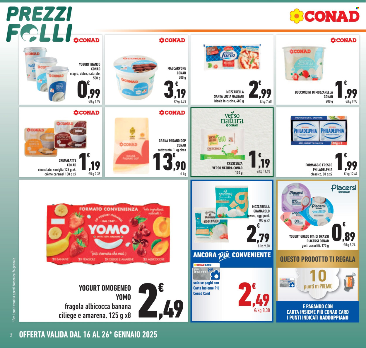 Volantino Conad - 16/1/2025 - 26/1/2025. Pagina 1