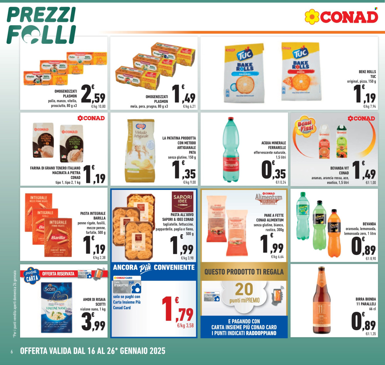 Volantino Conad - 16/1/2025 - 26/1/2025. Pagina 1