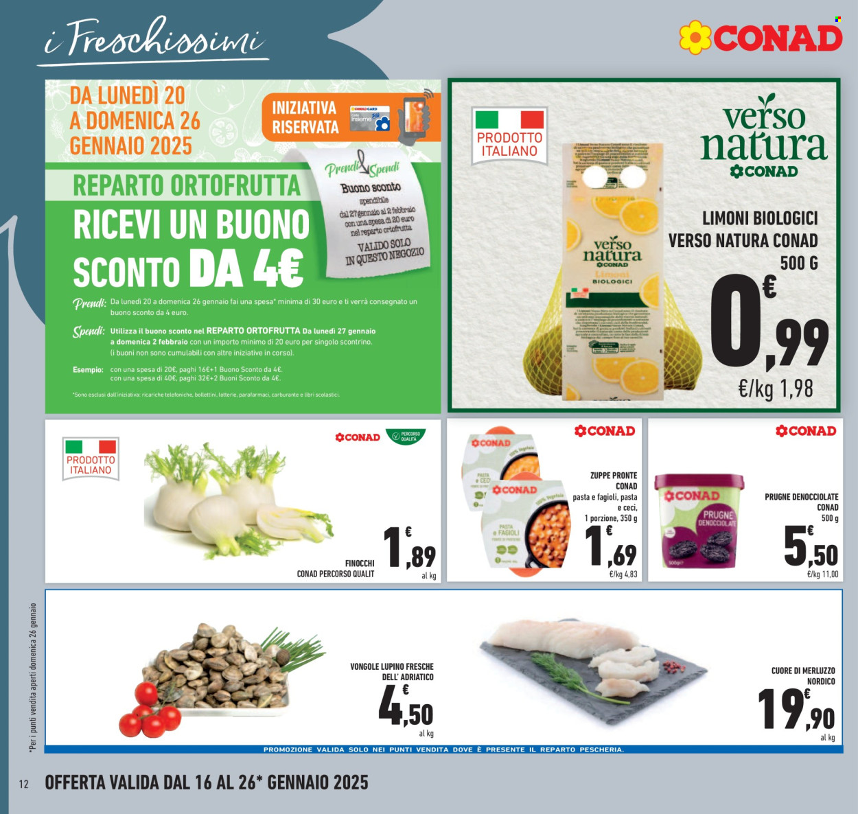 Volantino Conad - 16/1/2025 - 26/1/2025. Pagina 1