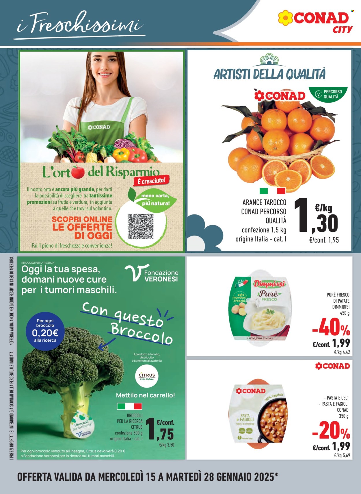 Volantino Conad City - 15/1/2025 - 28/1/2025. Pagina 1