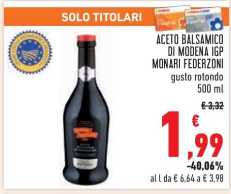 Aceto Balsamico di Modena IGP Monari Federzoni