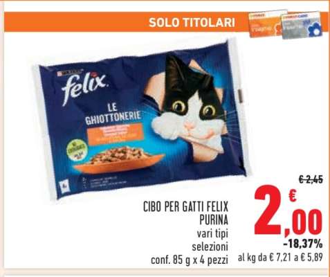 Cibo per Gatti Felix Purina