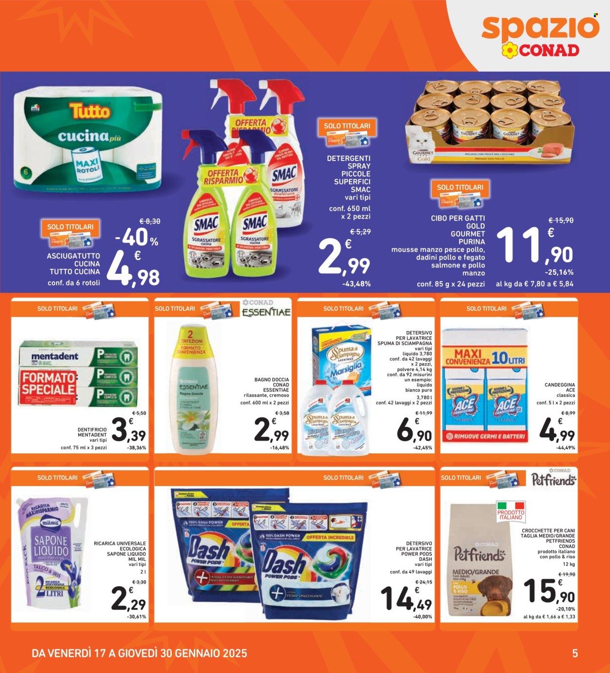 Volantino Spazio Conad - 17/1/2025 - 30/1/2025. Pagina 1