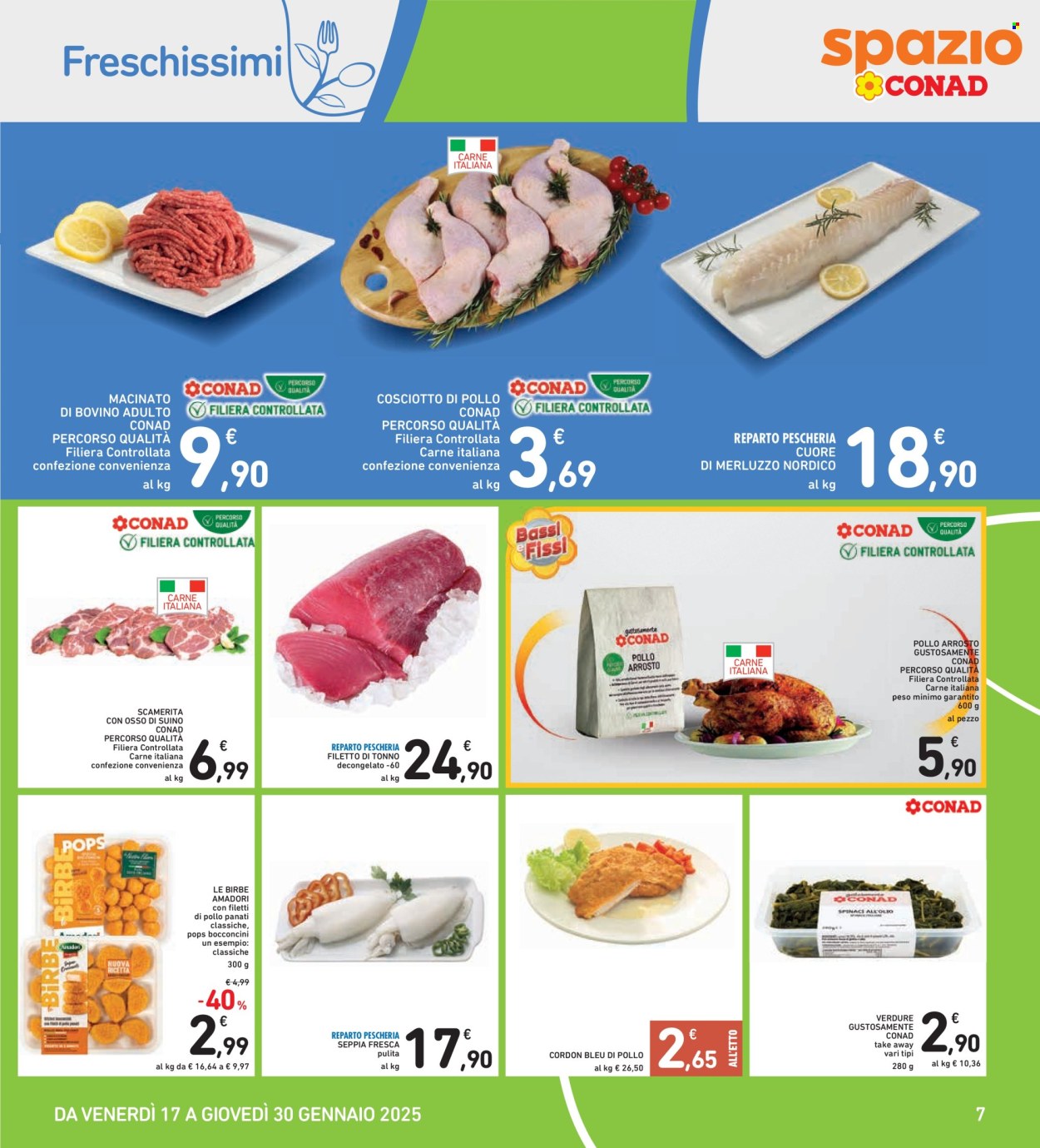 Volantino Spazio Conad - 17/1/2025 - 30/1/2025. Pagina 1