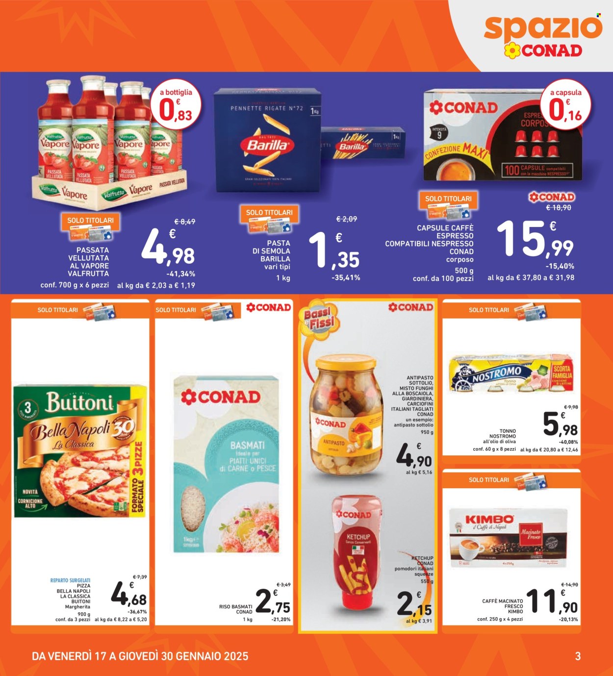 Volantino Spazio Conad - 17/1/2025 - 30/1/2025. Pagina 1