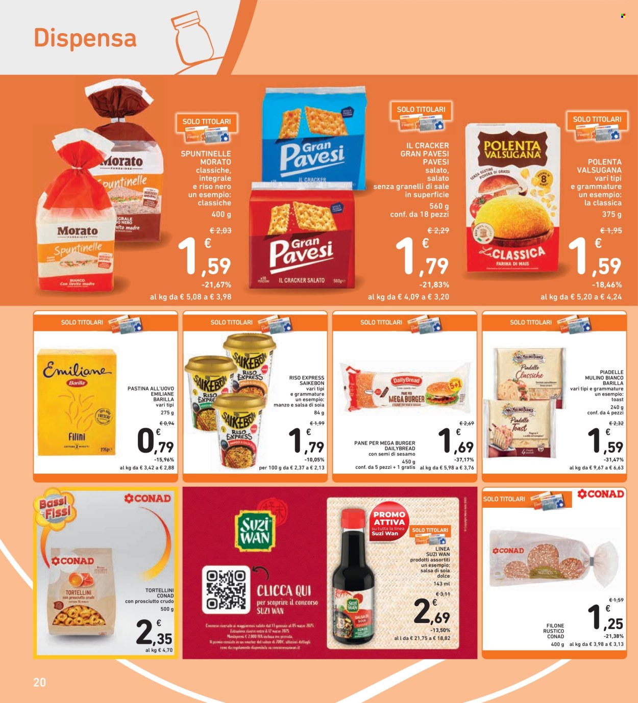 Volantino Spazio Conad - 17/1/2025 - 30/1/2025. Pagina 1