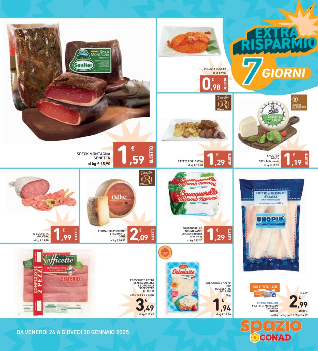 Volantino Spazio Conad - 17/1/2025 - 30/1/2025. Pagina 1