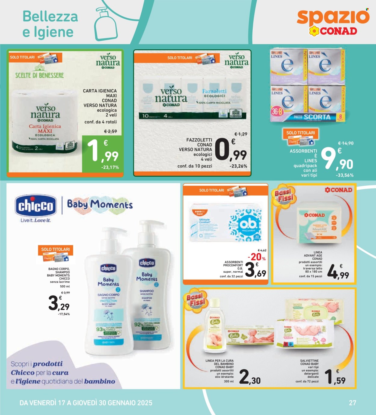 Volantino Spazio Conad - 17/1/2025 - 30/1/2025. Pagina 1