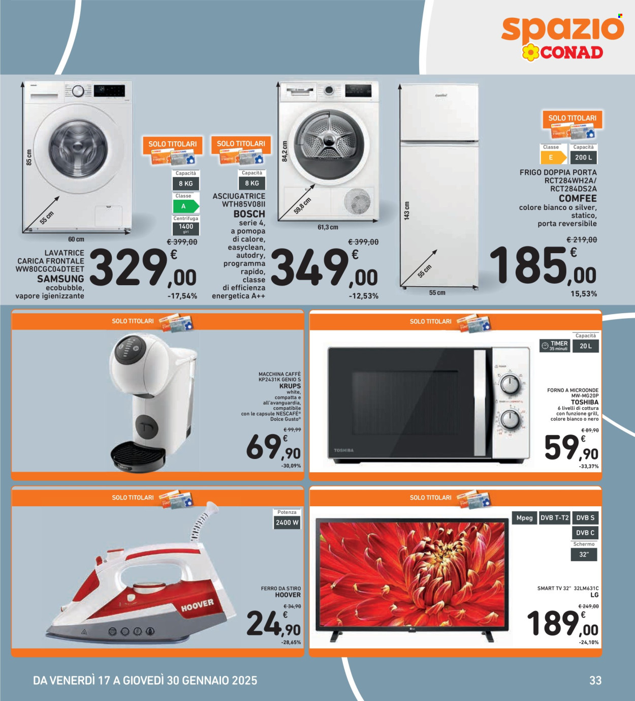 Volantino Spazio Conad - 17/1/2025 - 30/1/2025. Pagina 1