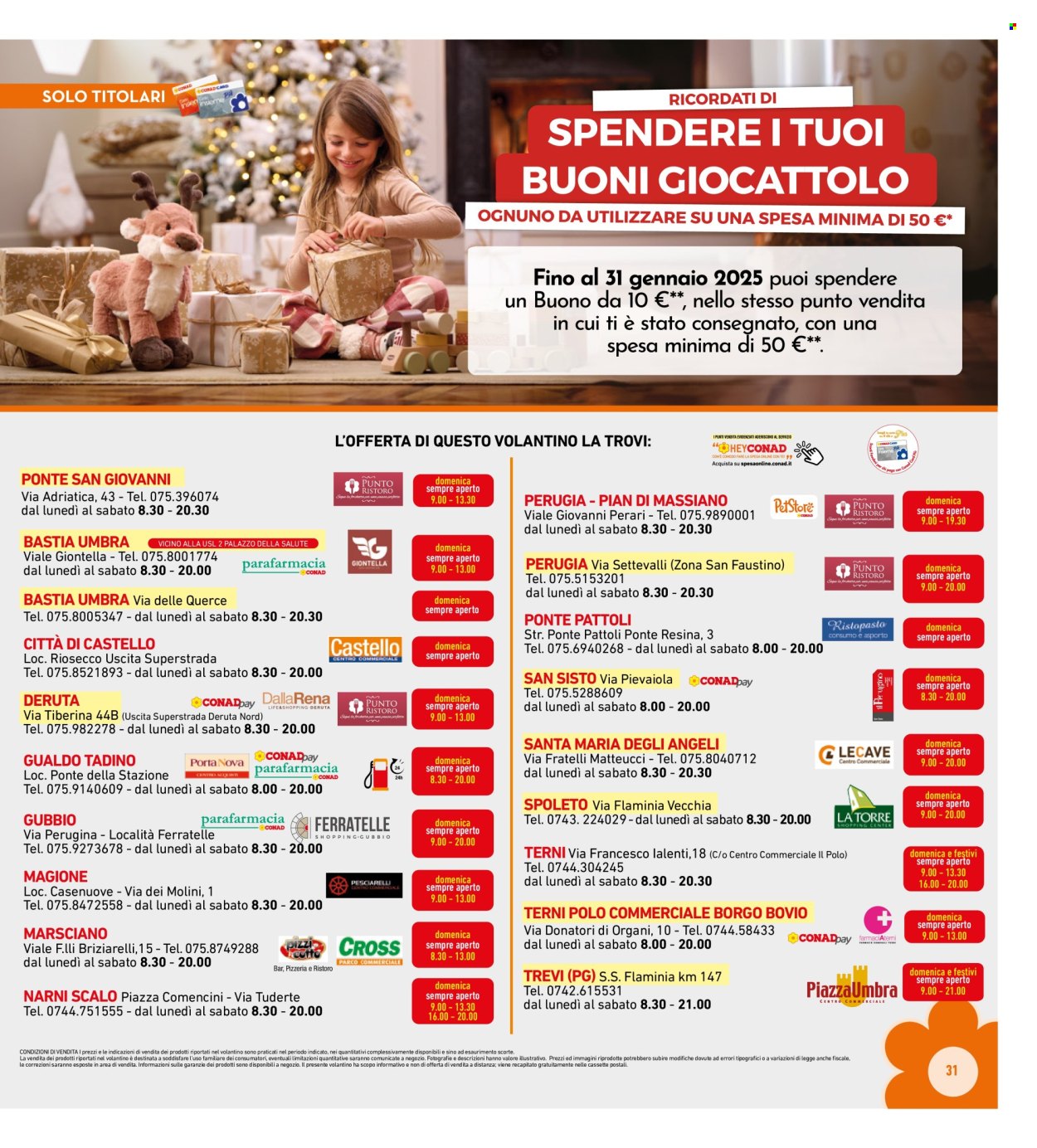 Volantino Conad Superstore - 15/1/2025 - 26/1/2025. Pagina 1