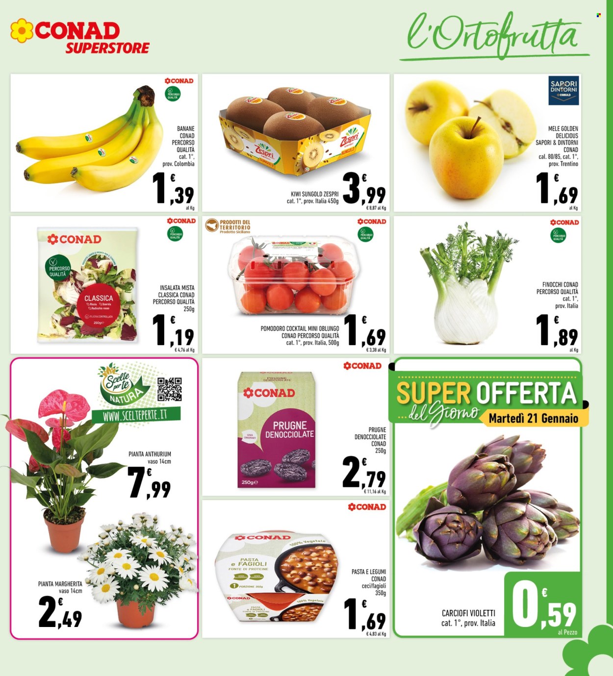 Volantino Conad Superstore - 15/1/2025 - 26/1/2025. Pagina 1