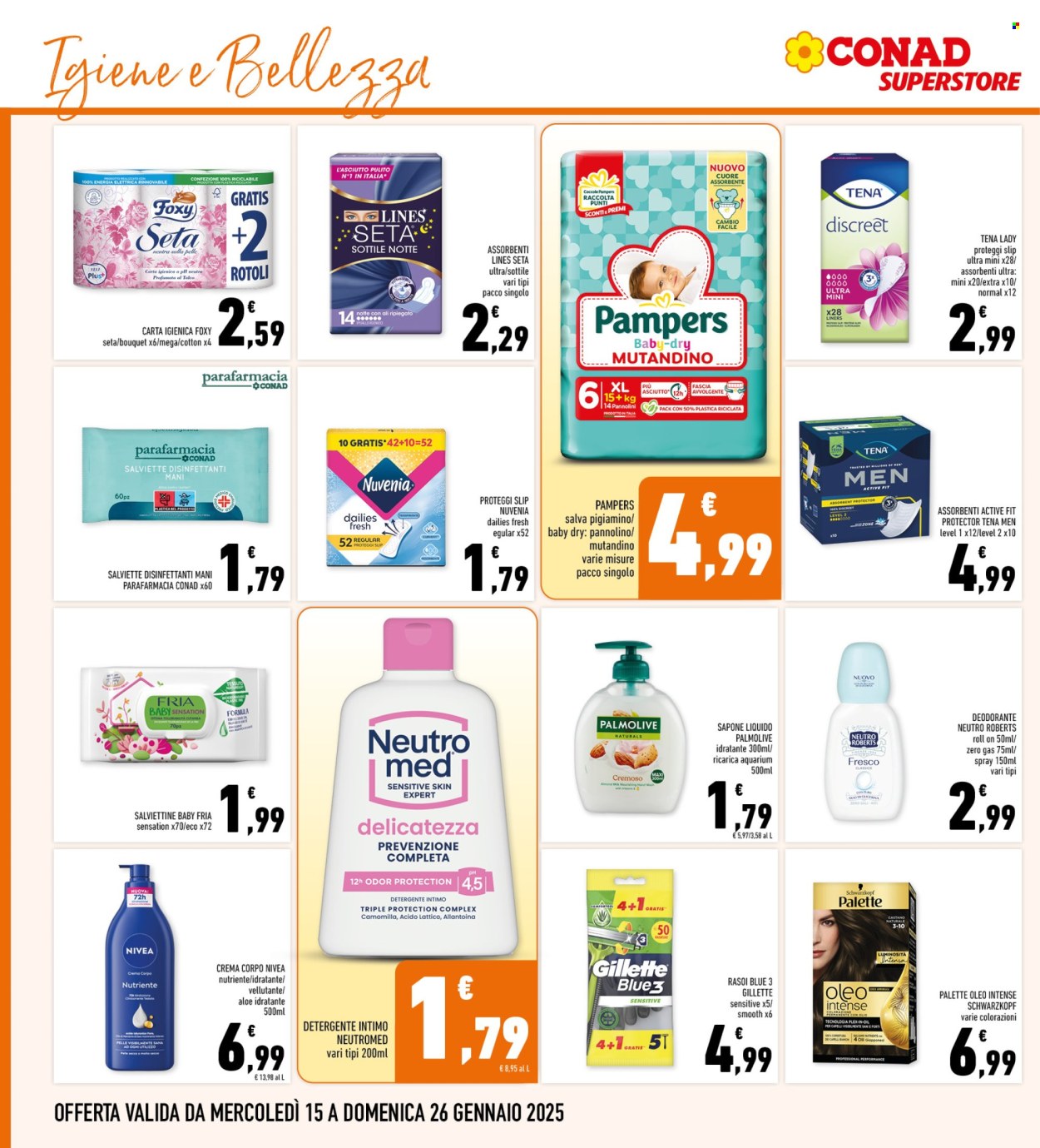 Volantino Conad Superstore - 15/1/2025 - 26/1/2025. Pagina 1