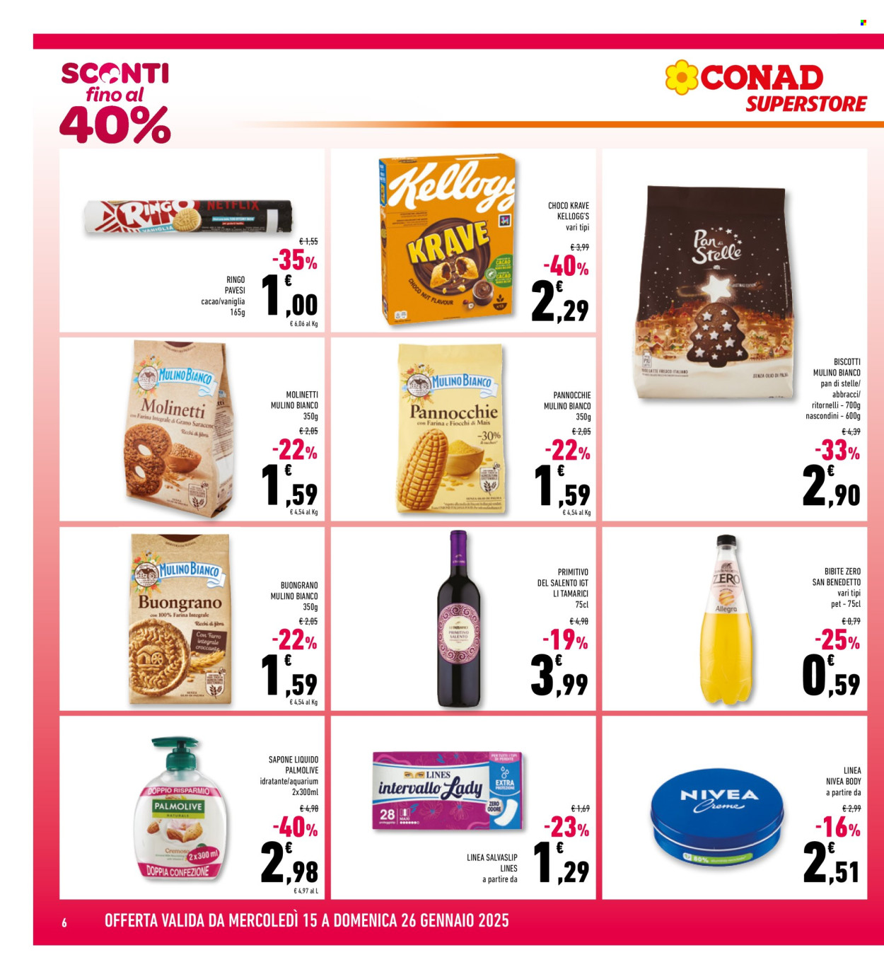 Volantino Conad Superstore - 15/1/2025 - 26/1/2025. Pagina 1