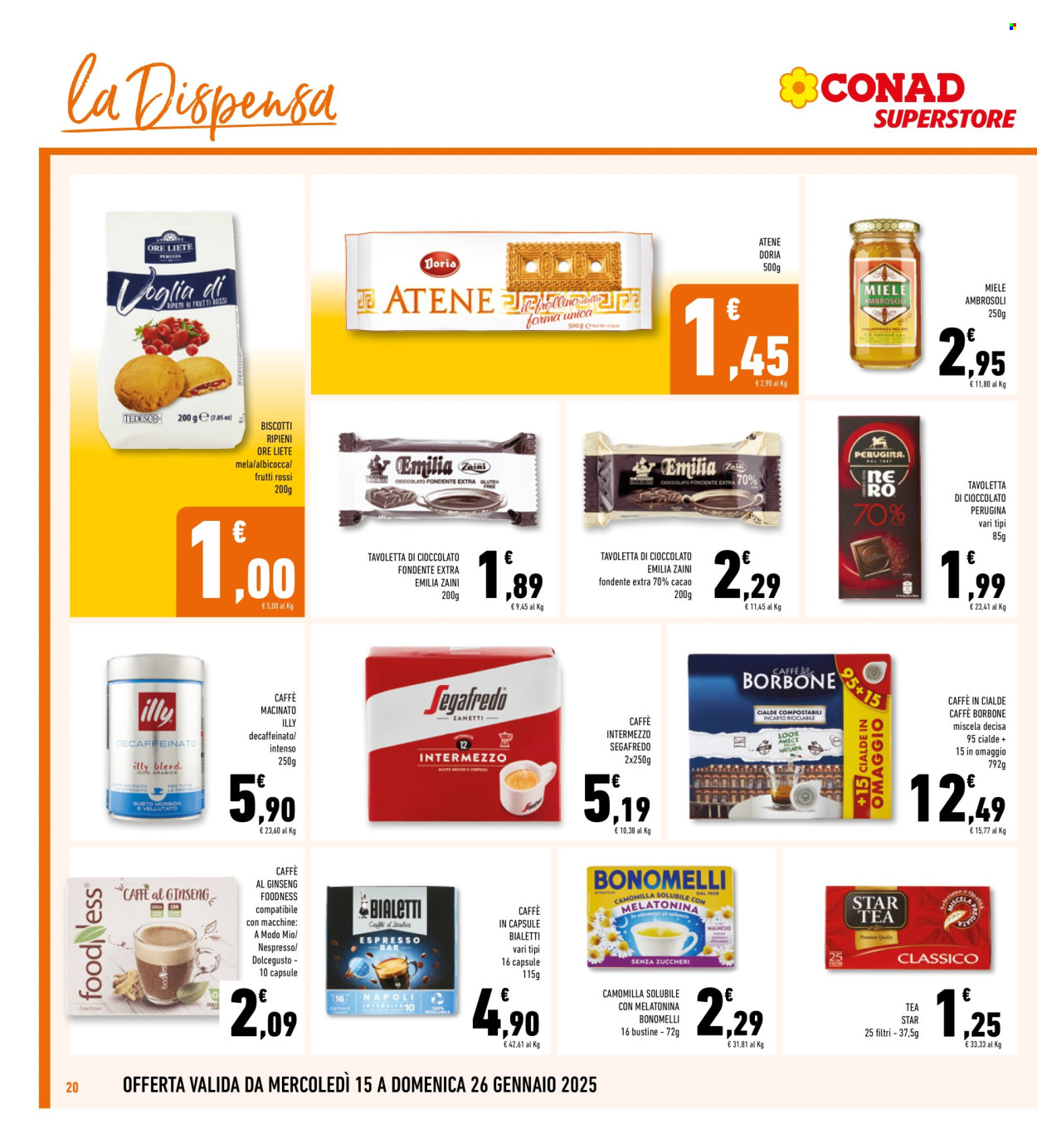 Volantino Conad Superstore - 15/1/2025 - 26/1/2025. Pagina 1