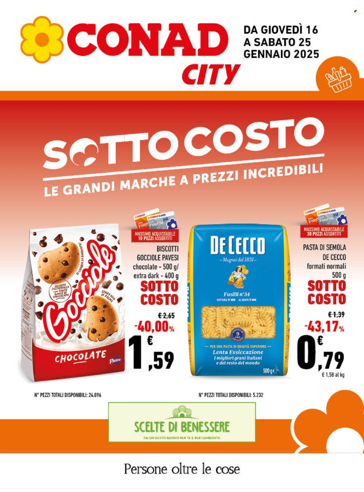 Volantino Conad - 16/1/2025 - 25/1/2025. Pagina 1