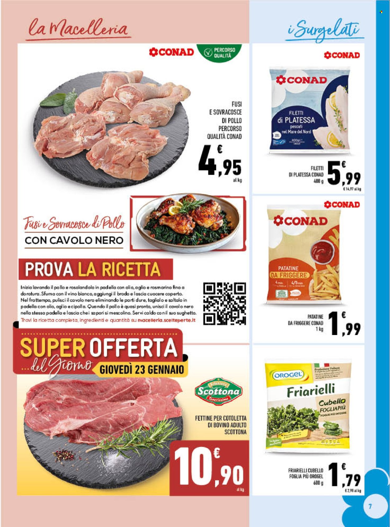 Volantino Conad - 16/1/2025 - 25/1/2025. Pagina 1