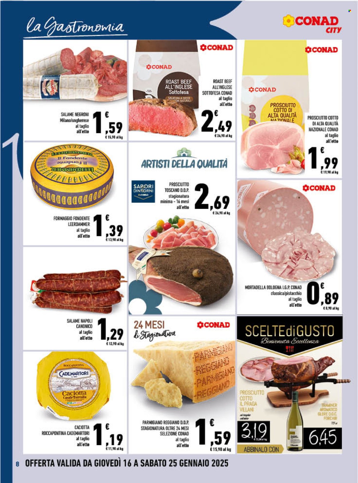 Volantino Conad - 16/1/2025 - 25/1/2025. Pagina 1