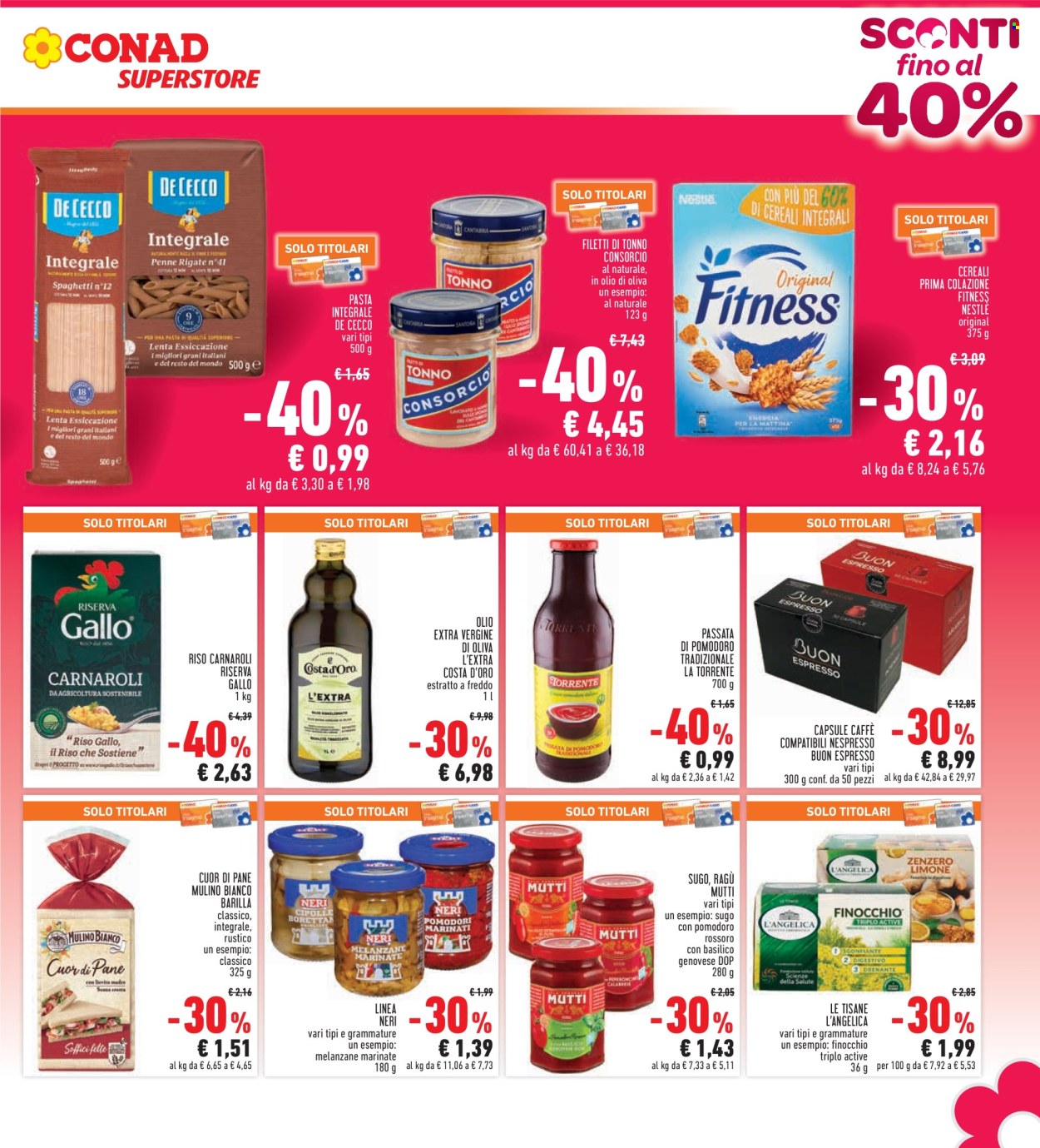 Volantino Conad Superstore - 16/1/2025 - 29/1/2025. Pagina 1